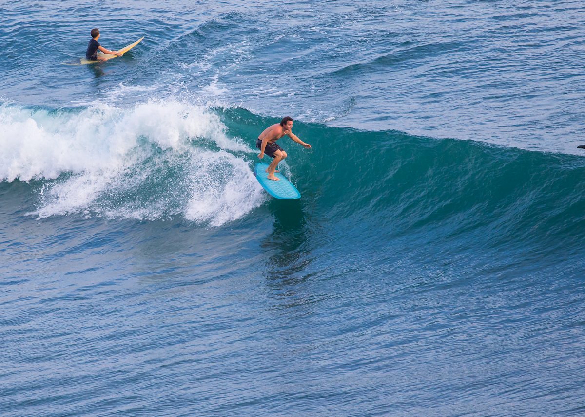 Where are the best intermediate surf spots in Bali